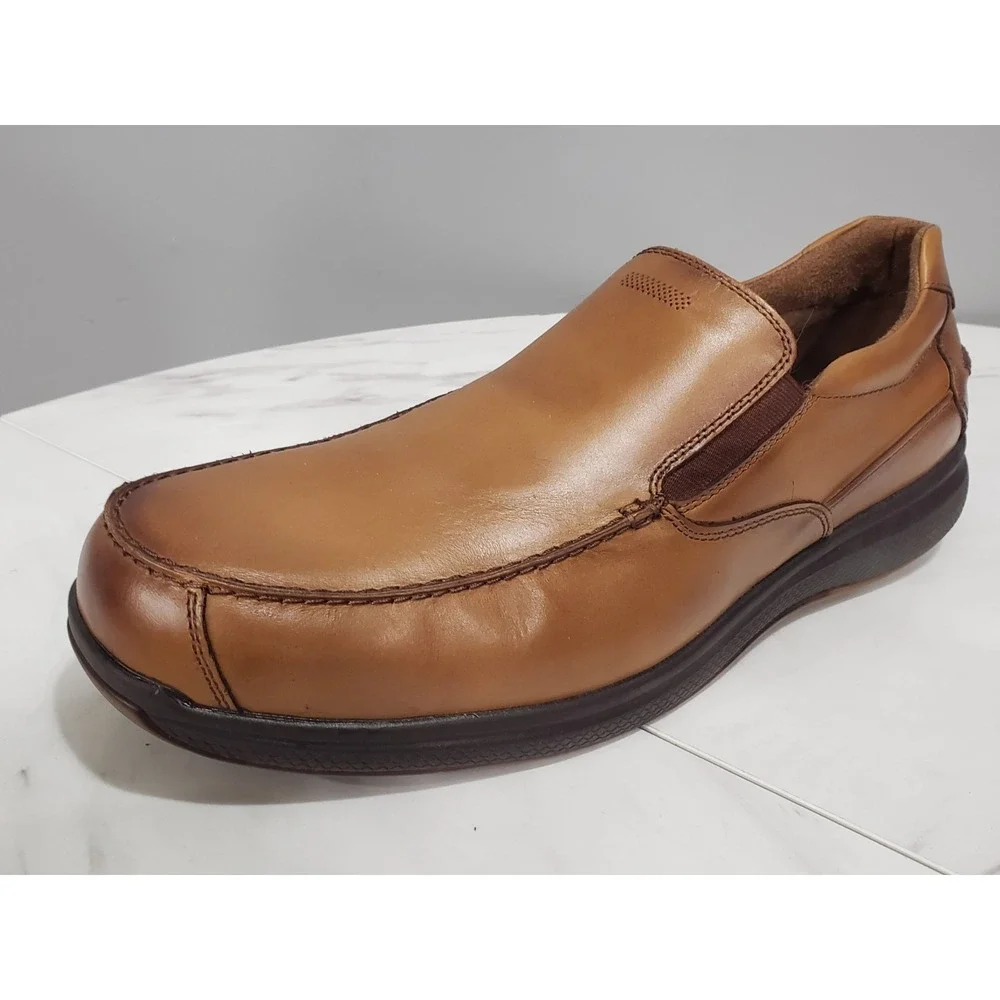 VERY CLEAN SZ 15 FLORSHEIM WORK Bayside Steel‎ Toe ESD Slip On Work Shoe FS2325